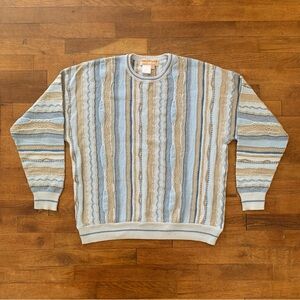 Norm Thompson Patterned COOGI Style Crewneck Sweater